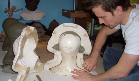 Orc head mould